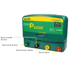 Electrificateur P6000 MaxiPuls multifonctions 230V + 12V | PATURA