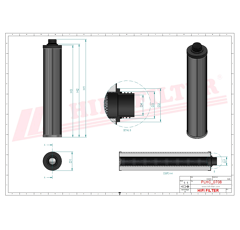 Filtre hydraulique adaptable HIFI FILTER SH75351