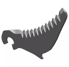 Cuchillo de prensa 375 mm CLAAS 26974480 adaptable