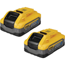 Pack 2 batteries POWERSTACK XR 18V 5AH LI-ION DCB1104H2-QW | DEWALT