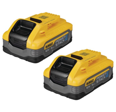Pack 2 batteries POWERSTACK XR 18V 5AH LI-ION DCB1104H2-QW | DEWALT
