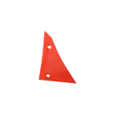 Étrave droite pour charrue KUHN 619068 adaptable - Blacksteel©