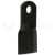 Couteau droit pour broyeur 115x40mm AGRICOM adaptable 