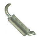 Silencieux d'échappement 337 mm pour tracteur CLAAS/RENAULT 0854540600 adaptable