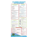 Signalétique de sécurité " Les bonnes pratiques phytosanitaires " Panneau PVC