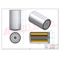 Filtre à gasoil adaptable HIFI FILTER SN30036