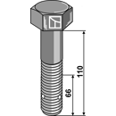 Schraube M24x3x 110 für Mulcher MC CONNEL Nachbau  