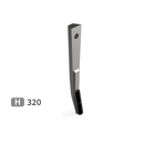 Dent de herse alternative 2 plaquettes carbure KUHN 52802110 adaptable