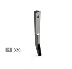 Dent de herse alternative 2 plaquettes carbure KUHN 52802110 adaptable