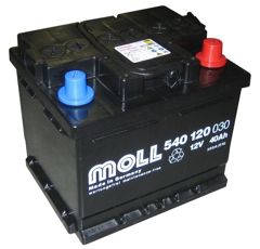 Batterie 12 V 40 AH 54012GUG Intact