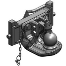 Kugeleinsatz Kugel 80,W= 309 S30, Schwarz  Scharmüller Stützlast: 3000 kg