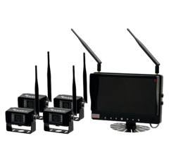 Caméra de recul tracteur 4 caméras écran LCD 9"