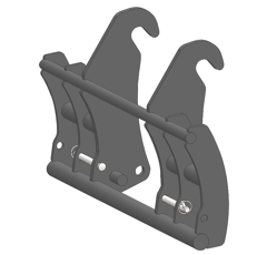 Interface pour télescopique JCB ETROIT/EURO adaptable