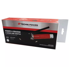Pompe à graisse à levier pour cartouche à visser avec flexible - TECHNI-POWER