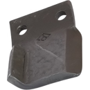Cuchilla ancha izquierda 145 x 80 x 10 mm para trituradora HUMUS 355.92.387 adaptable