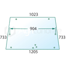 Vitre arrière pour tracteur LANDINI 3303023M1 adaptable