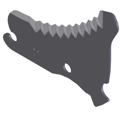 Couteau pour presse à balle JOHN DEERE CC142889 adaptable