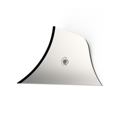 Étrave Gauche 1 trou carbure pour charrue LEMKEN 3451031 adaptable