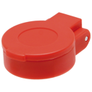 Clapet anti-poussière 12 mm KM BG3 - Rouge