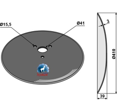 Disque houblon Ø 410 mm adaptable - BlackSteel©