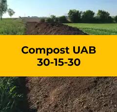 Compost 30-15-30 + 80 So3 + 70 CaO + 10 MgO - Utilizable en agricultura ecológica