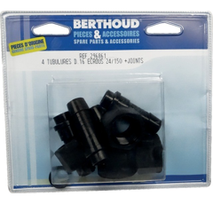 Jeu de 4 tubulures Ø 16 mm + écrous/joints BERTHOUD 296861