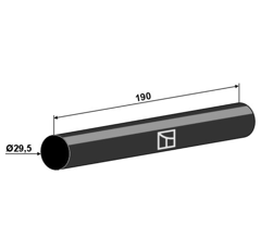 Boudin élastomère Ø29,5x190mm VADERSTAD 450991 adaptable - BlackSteel©