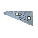 Nez de contre-sep Gauche avec plaquettes carbure et rechargement RABEWERK 2751.02.05 adaptable