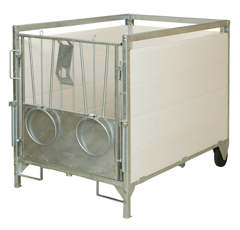 Niche à veau grand 201 x 107 x 131 cm