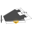 Couteau pour mélangeuse SCHUITEMAKER 433.0125 adaptable - Blacksteel©