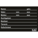 Stalltafeln 30 x 20 für Pferde