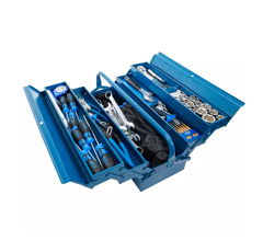 Boîte à outils métallique 500x200x200 mm avec assortiment d'outils 137 pièces | BGS TECHNIC