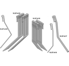 Kit de 34 peignes pour semoir AMAZONE adaptable - Blacksteel©