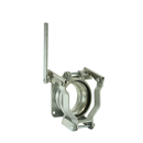 Bride carrée 150 mm avec accroche rapide sphérique