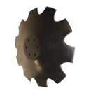 Disque crénelé ∅510x5 pour déchaumeur KUHN H2234350 adaptable - Blacksteel©