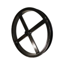 Roue avec profil en U intérieur droite Ø 550 mm adaptable - BlackSteel©
