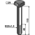Boulon M20x1,5 x 115 pour broyeur BERTI adaptable - Blacksteel©
