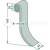 Fléau pour broyeur 160 x 35 mm FALC 430853 adaptable