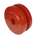 Poulie fonte brute Ø 120 mm adaptable