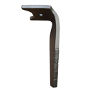 Dent de herse rotative Droite 3 plaquettes carbure avec rechargement KUHN K2512380 adaptable
