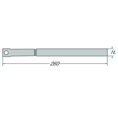 Doigt escamotable pour barre de coupe JOHN DEERE H162662  16 X 260 MM adaptable