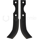 Fräsmesser links 198 x 48 x 4 mm für AGRIA 616113 - Nachbau