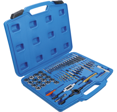 Coffret de 56 tarauds filières 1/4" - 1/2" | BGS