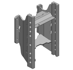 Lagerbock HVLB,W= 330 S32,Fiat 66 DT, 88 DT, 90 DT, Dunkelgrau   