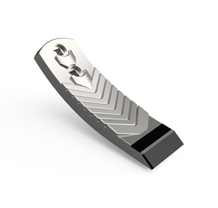 Pointe avec plaquettes carbure pour déchaumeur PÖTTINGER 9762500151 adaptable