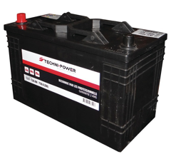 Batterie tracteur 12v 120Ah 750A + à gauche | TECHNI-POWER