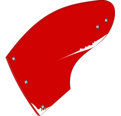 Streichblech-Hinterteil - links PK400202M Vogel und Noot by Muzzi Industrie