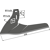 Lame droite 150 mm pour bineuse MONOSEM 10100021 adaptable - BlackSteel©