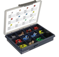 Flachsteck-Sicherungssortiment Mini - Herth + Buss  - 111 Stück