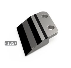 Bord d'attaque Droit 2 trous carbure, plaquettes carbure arrière et rechargement AGRISEM 28131 adaptable